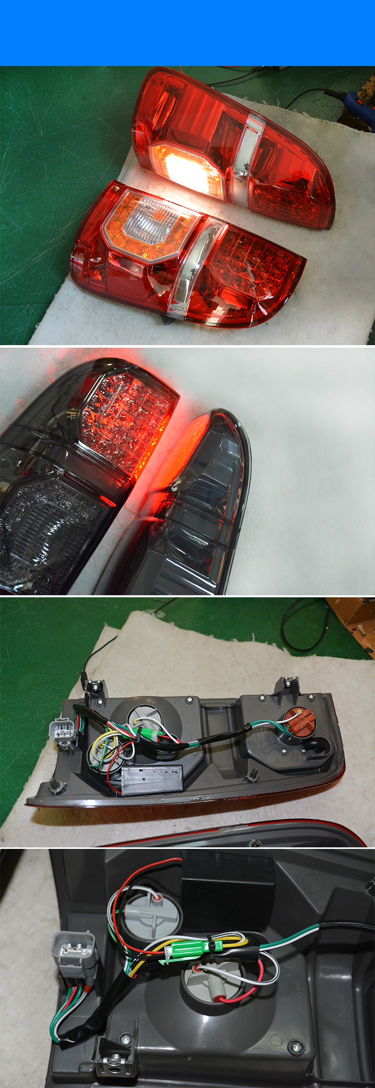 Đèn led hậu Toyota Hilux VIGO 2 Den led hau toyota hilux vigo