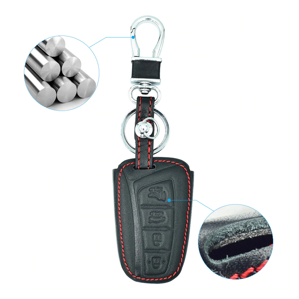 Bao da chìa khóa Hyundai Santafe chìa từ 4 nút 8 bao da chia khoa hyundai santafe chia tu 4 nut 3