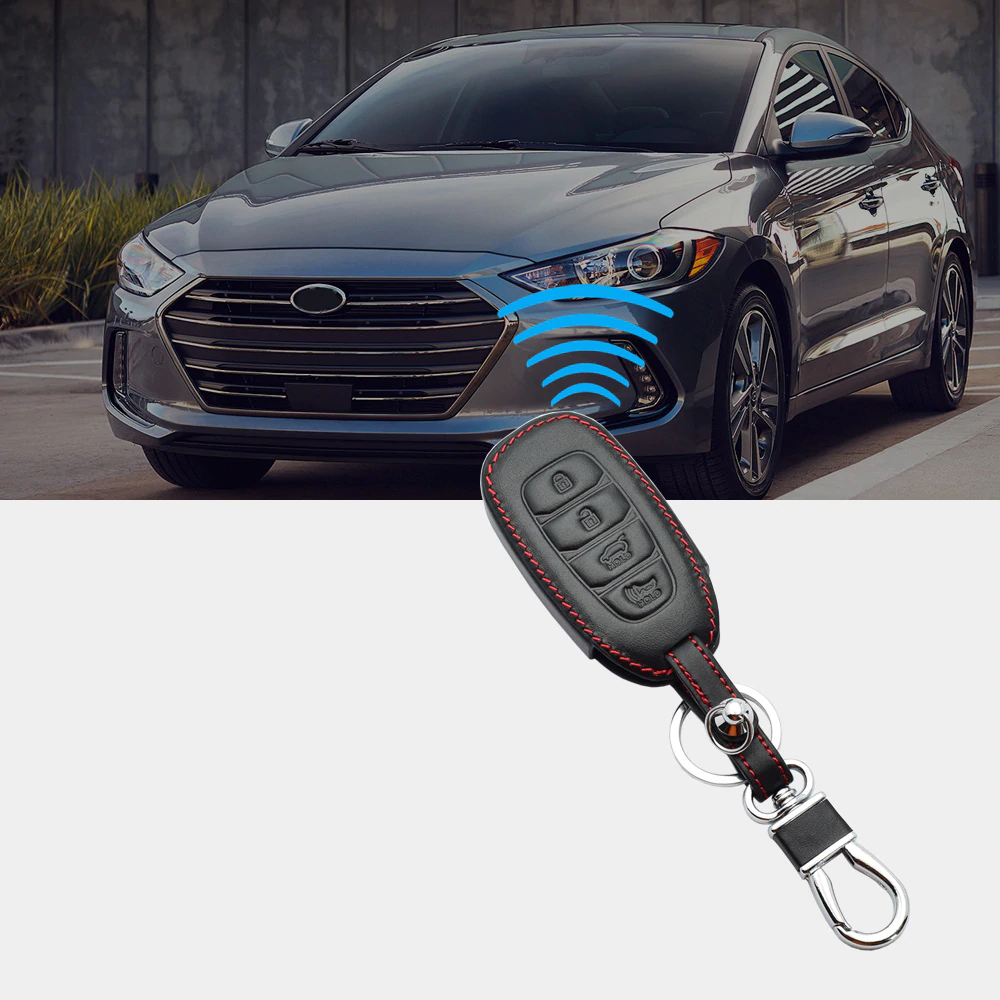 Bao da chìa khóa xe Hyundai Elantra 2019 8 bao da chia khoa xe hyundai elantra 2019 3