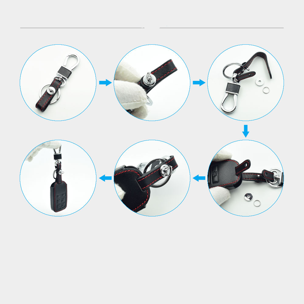 Bao da chìa khóa xe Hyundai Santafe 2019 7 bao da chia khoa xe hyundai santafe 2019 4