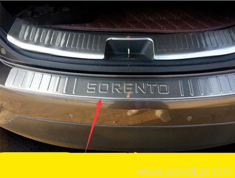 Ốp chống trầy cốp trong ngoài Kia Sorento 2 Op chong tray cop trong ngoai kia sorento