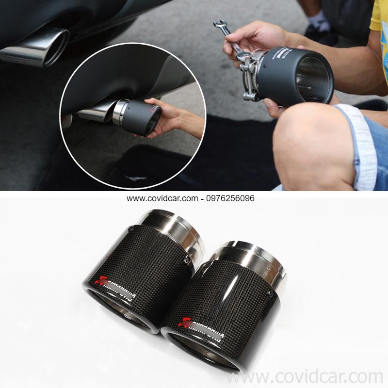 Độ chụp pô ống xả Akamovic cao cấp 1 Do chup po ong xa akamovic cao cap