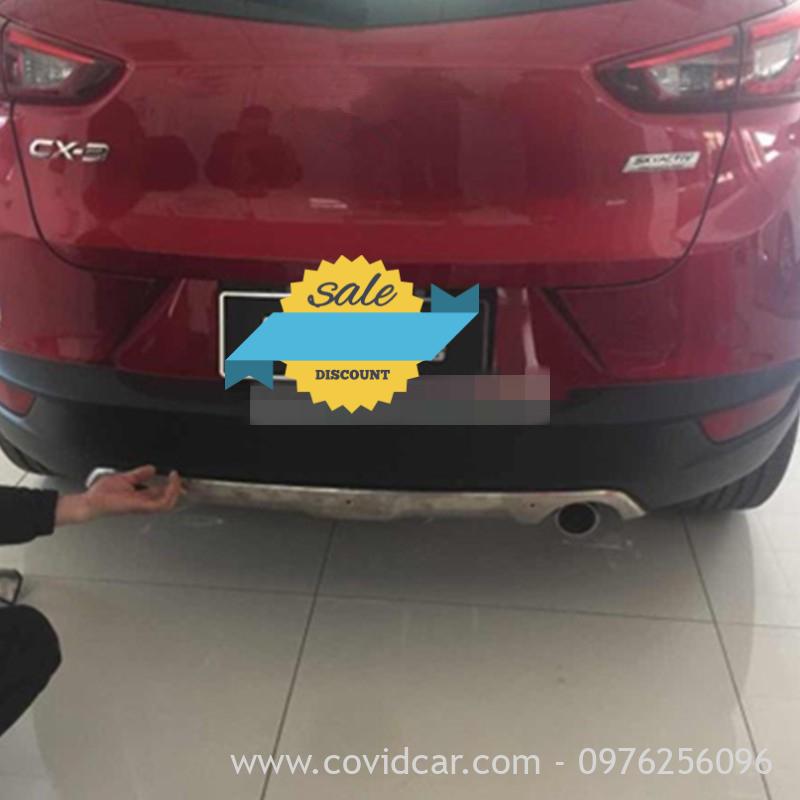 Ốp cản trước sau Mazda CX-3 CX3 Thép không gỉ 4 0 be76bd
