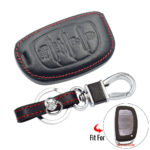 Bao da chìa khóa xe Elantra Sonata Tucson chìa từ 4 nút