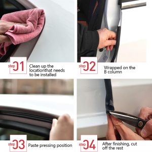 Gioăng cao su lõi thép cột B chống ồn cho ô tô 5 Gioăng cao su lõi thép cột B chống ồn cho ô tô