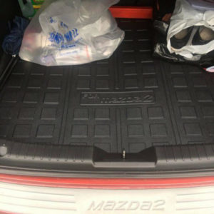 Lót cốp Mazda 2 Sedan 2 Lot Cop Mazda 2 Sedan Nhua Tpo Sieu Ben