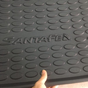 Lót cốp nhựa TPO Hyundai Santafe 2019 1 Lót Cốp Nhựa Tpo Santafe 2019