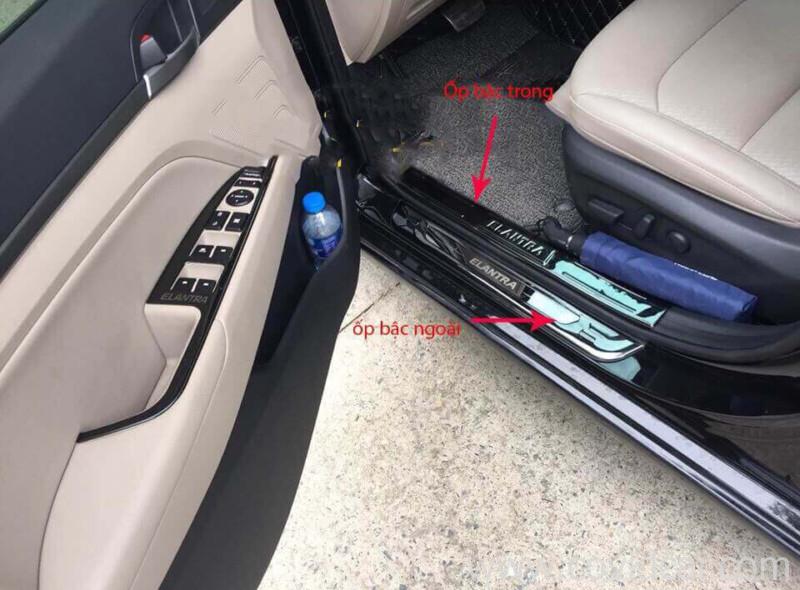Ốp bậc cửa trong ngoài Titan Hyundai Elantra Ốp bậc cửa trong ngoài Titan Hyundai Elantra