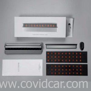 Bảng số điện thoại trên ô tô