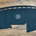 Thảm taplo da vân cacbon Honda Brio