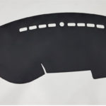 Thảm taplo da vân cacbon Kia Rio