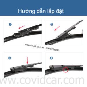 Bộ 2 gạt mưa theo xe BMW Series 1 2 Bộ 2 gạt mưa theo xe BMW Series 1