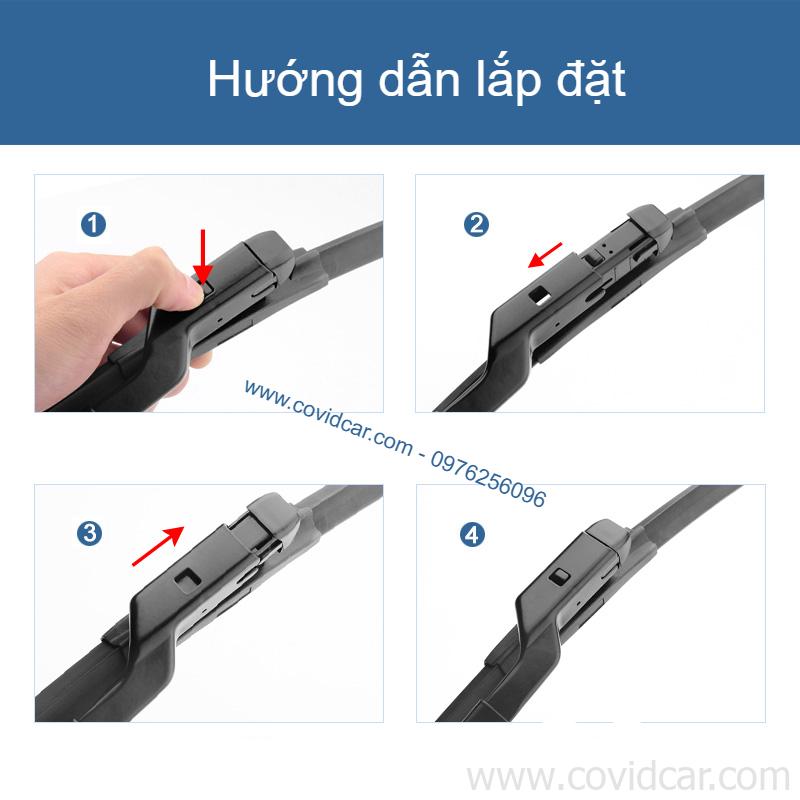 Bộ 2 gạt mưa theo xe Land Rover Discovery L318 L319 L462 Bộ 2 gạt mưa theo xe Land Rover Discovery L318 L319 L462