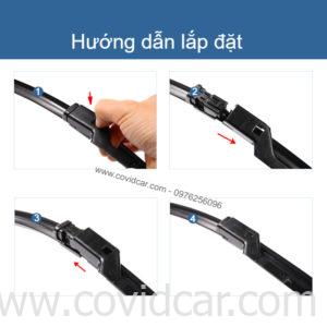 Bộ 2 gạt mưa theo xe Land Rover Evoque