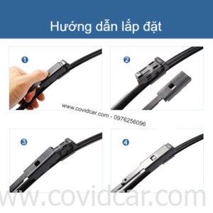 Bộ 2 gạt mưa theo xe Porsche Panamera