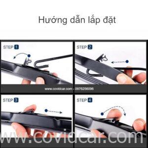 Bộ 2 gạt mưa theo xe Toyota Sienna 2011 - 2018 2 Bộ 2 gạt mưa theo xe Toyota Sienna 2011 - 2018