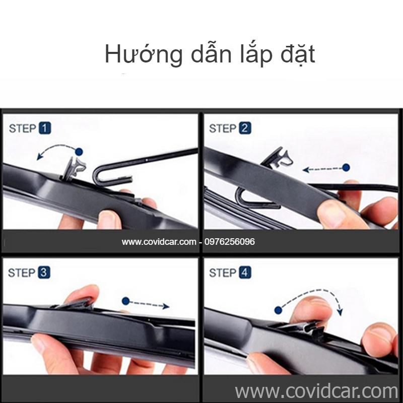 Bộ 2 gạt mưa theo xe Toyota Sienna 2011 - 2018 Bộ 2 gạt mưa theo xe Toyota Sienna 2011 - 2018