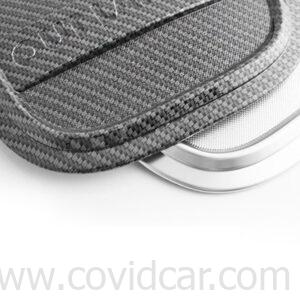 Ốp nắp bình xăng Mitsubishi Outlander 2013-2018 2 Ốp nắp bình xăng Mitsubishi Outlander 2013-2018