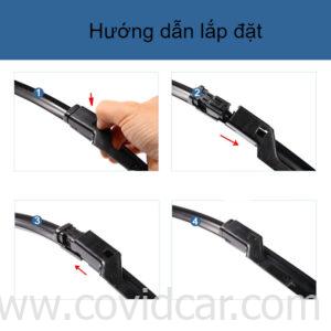 Bộ 2 chổi gạt mưa trước theo xe Jaguar F-pace 2016-2019