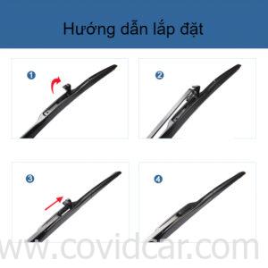 Bộ 2 chổi gạt mưa trước theo xe Jaguar F-type 2013-2017