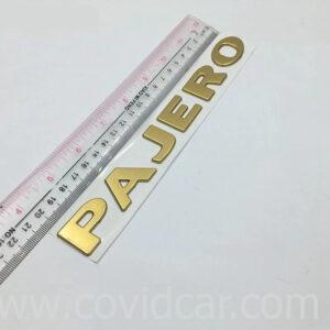 Chữ nổi 3D Pajero cho Mitsubishi Pajero