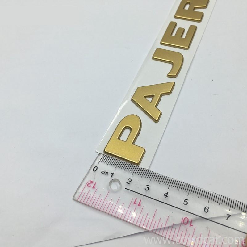 chu noi 3d pajero cho mitsubishi pajero 5