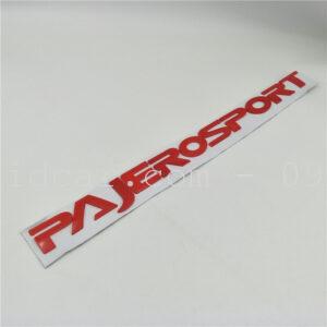 Chữ nổi độ capo cho Mitsubishi Pajero Sport