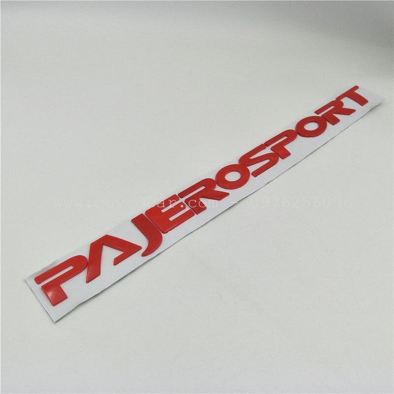 Chữ nổi độ capo cho Mitsubishi Pajero Sport Chữ nổi độ capo cho Mitsubishi Pajero Sport