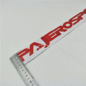 Chữ nổi độ capo cho Mitsubishi Pajero Sport 4 Chữ nổi độ capo cho Mitsubishi Pajero Sport