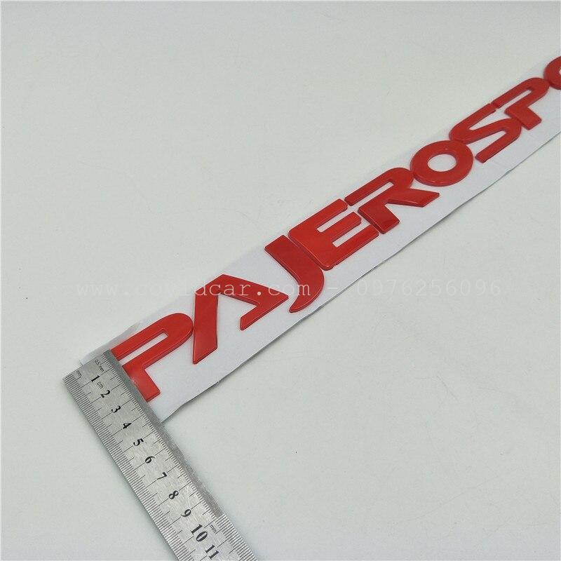 Chữ nổi độ capo cho Mitsubishi Pajero Sport Chữ nổi độ capo cho Mitsubishi Pajero Sport