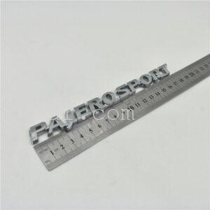 Chữ nổi Pajerosport phía sau xe Mitsubishi Pajero Sport 2010-2016