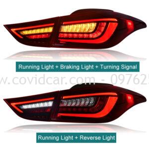 Đèn hậu độ LED DRL Hyundai Elantra 2012 - 2017