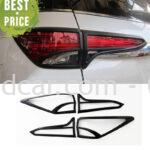 Ốp viền đèn hậu đen Toyota Fortuner 2017-2019