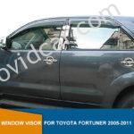 Vè mưa đen Toyota Fortuner 2005-2011