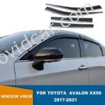 Vè mưa chỉ mạ Toyota Avalon XX50 2017-2021