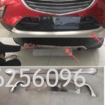 Ốp cản trước sau Mazda CX-3 CX3 Thép không gỉ