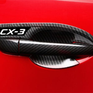 Ốp hõm tay nắm cửa cacbon Mazda CX-3 CX3
