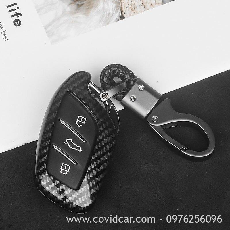 Ốp chìa khóa xe MG HS ZS cacbon cao cấp 7 10879 146be3