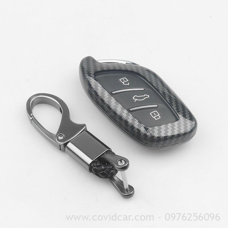 Ốp chìa khóa xe MG HS ZS cacbon cao cấp 10 10879 b3d18a