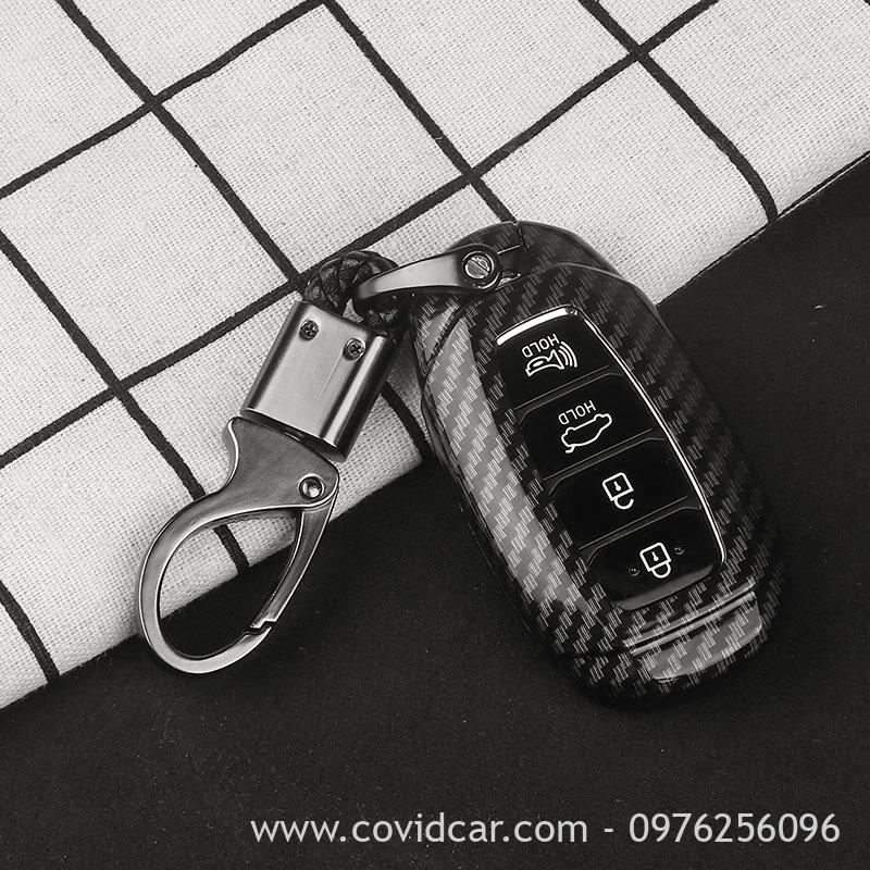 Ốp chìa khóa cacbon Hyundai Palisade cao cấp 6 10920 37a846