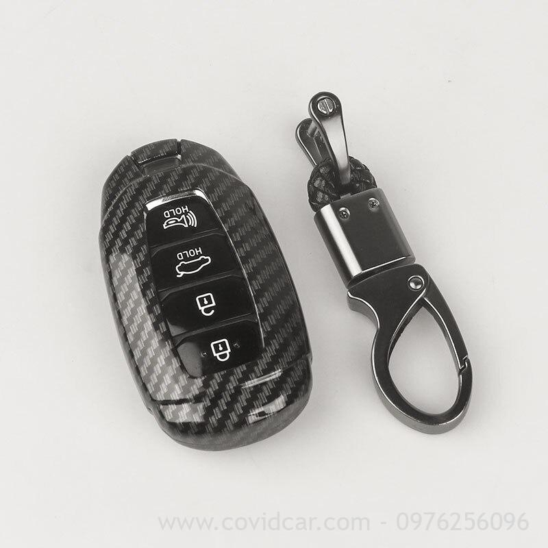 Ốp chìa khóa cacbon Hyundai Palisade cao cấp 9 10920 8b9fc2