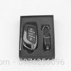 Ốp chìa khóa xe MG HS ZS cacbon cao cấp 5 Ốp chìa khóa xe MG HS ZS cacbon cao cấp