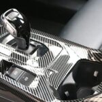 Ốp bảng điều khiển trung tâm MG 5 MG5 cacbon