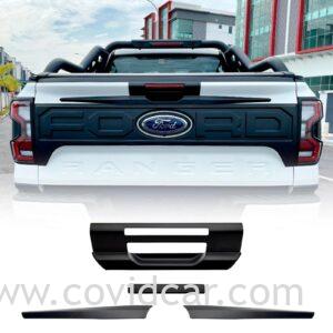 Ốp tay mở bửng sau Ford Ranger 2023 XLT XLS XL - Không lỗ khóa
