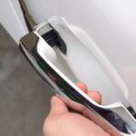 Ốp tay nắm cửa MG ZS 2017 2018 2019 2020 2021 2022 Carbon – Chrome