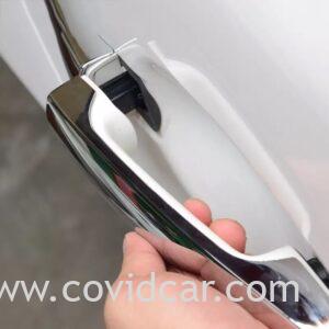 Ốp tay nắm cửa MG ZS 2017 2018 2019 2020 2021 2022 Carbon - Chrome