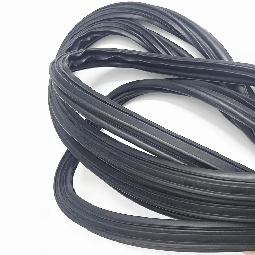 Kamshing – bande d'étanchéité noire en caoutchouc pour coffre de voiture, pour Toyota Land Cruiser Prado 120 LC120 2003 – 2009 et LC150 2010-2017 Kamshing – bande d'étanchéité noire en caoutchouc pour coffre de voiture, pour Toyota Land Cruiser Prado 120 LC120 2003 – 2009 et LC150 2010-2017