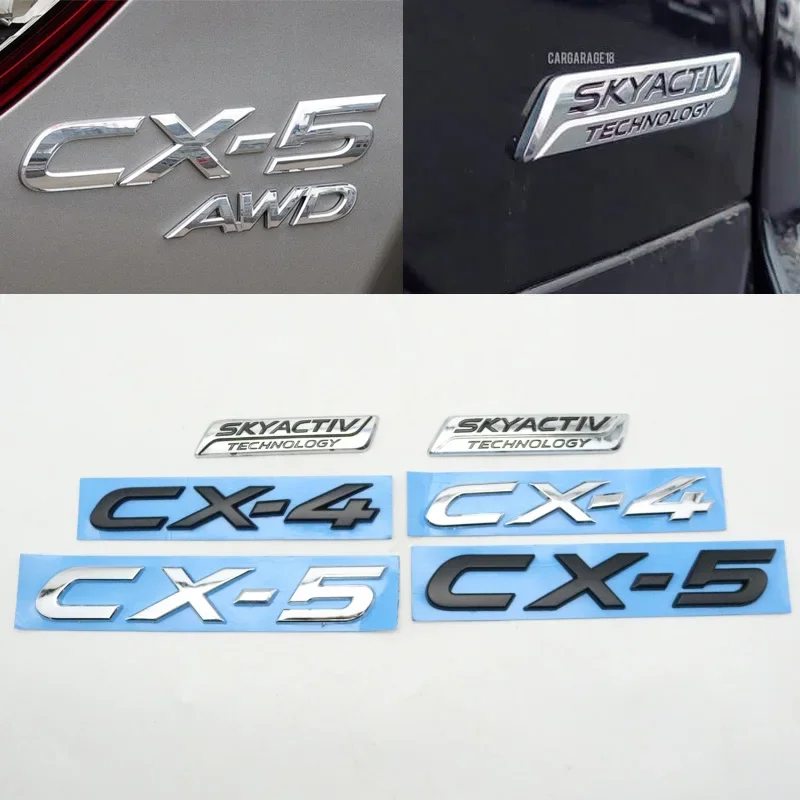Chữ CX5 dán sau xe Mazda