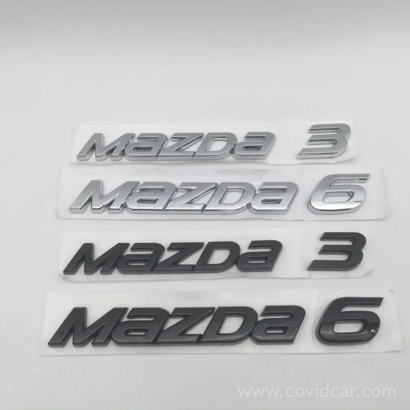 Logo chữ Mazda 3, Mazda 6 dán sau xe cao cấp 3 15321 097764