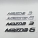 Logo chữ Mazda 3, Mazda 6 dán sau xe cao cấp
